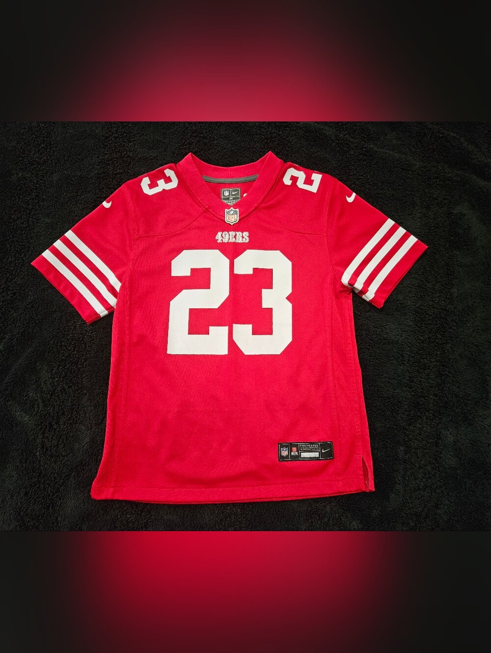 Youth Medium San Francisco 49ers Christian McCaffrey #23 Jersey